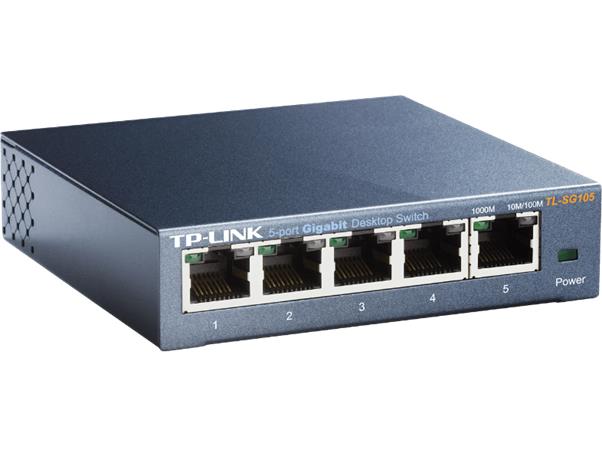 Switch, 5 port, 10/100/1000Mbps, TP-LINK TL-SG105
