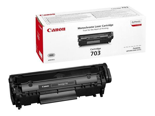 CRG-703B Lézertoner i-SENSYS LBP 2900, 3000 nyomtatókhoz, CANON, fekete, 2k