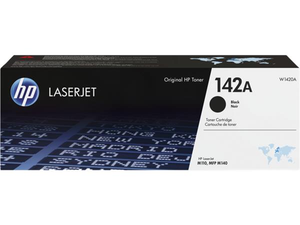 W1420A Lézertoner LaserJet M110, M111, M139, M140, M142  nyomtatókhoz, HP 142A, fekete, 0,95k