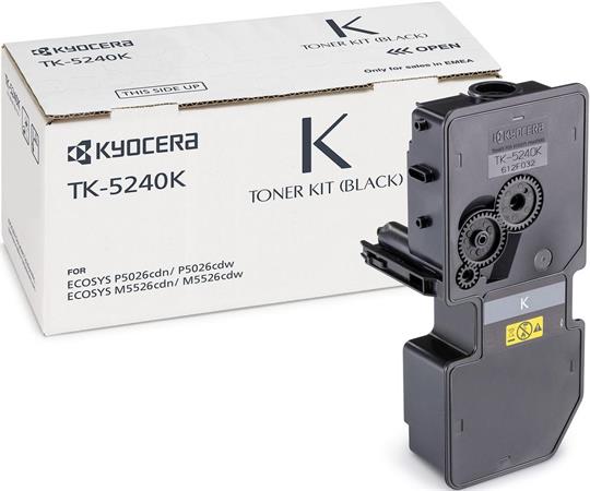 TK5240 Lézertoner M5526CDN, 5526CDW, P5026CDN, 5026CDW nyomtatókhoz, KYOCERA, fekete, 4k