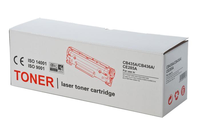 CB435A/CB436A/ CE285A /CRG725 lézertoner, univerzális, TENDER®, fekete, 2k