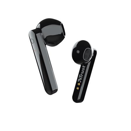 Fülhallgató, TWS vezeték nélküli, Bluetooth 5.0, TRUST Primo, fekete
