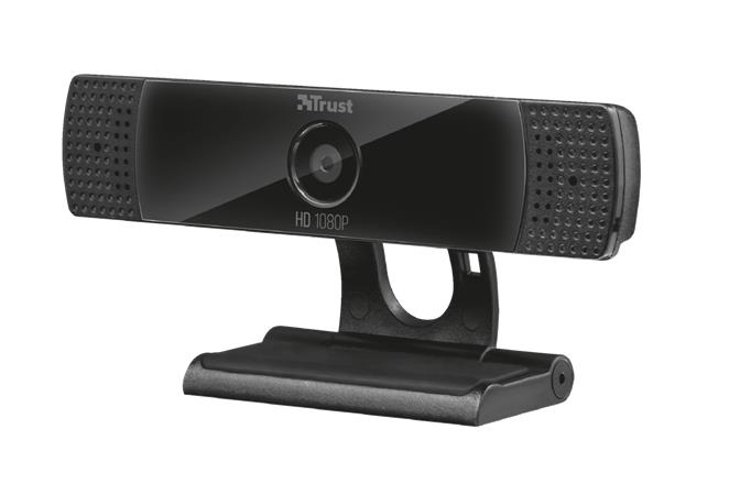 Webkamera, beépített mikrofonnal, full HD, TRUST GXT1160 Vero