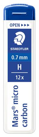 Grafitbél, H, 0,7 mm, STAEDTLER Mars Micro Carbon 250