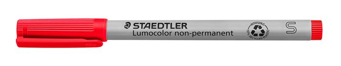 Alkoholmentes marker, OHP, 0,4 mm, STAEDTLER Lumocolor® 311 S, piros