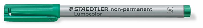 Alkoholmentes marker, OHP, 0,4 mm, STAEDTLER Lumocolor® 311 S, zöld