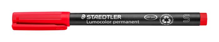 Alkoholos marker, OHP, 0,4 mm, STAEDTLER Lumocolor® 313 S, piros