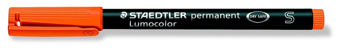 Alkoholos marker, OHP, 0,4 mm, STAEDTLER Lumocolor® 313 S, narancssárga