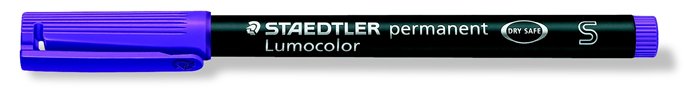 Alkoholos marker, OHP, 0,4 mm, STAEDTLER Lumocolor® 313 S, lila