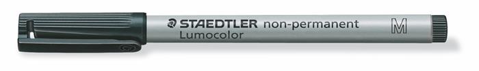Alkoholmentes marker, OHP, 1 mm, STAEDTLER Lumocolor® 315 M, fekete