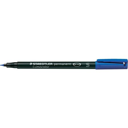 Alkoholmentes marker, OHP, 0,6 mm, STAEDTLER Lumocolor® 316 F, kék