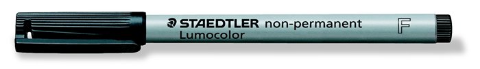 Alkoholmentes marker, OHP, 0,6 mm, STAEDTLER Lumocolor® 316 F, fekete