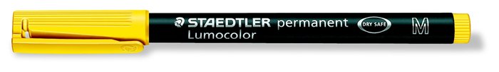 Alkoholos marker, OHP, 1 mm, STAEDTLER Lumocolor® 317 M, sárga