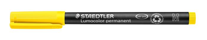 Alkoholos marker, OHP, 1 mm, STAEDTLER Lumocolor® 317 M, sárga