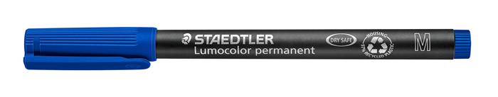 Alkoholos marker, OHP, 1 mm, STAEDTLER Lumocolor® 317 M, kék