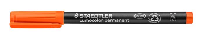 Alkoholos marker, OHP, 1 mm, STAEDTLER Lumocolor® 317 M, narancssárga