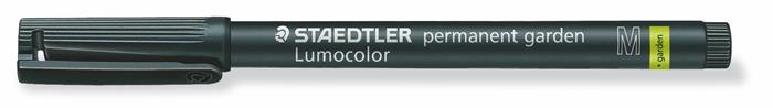 Alkoholos marker, 1 mm, kúpos, STAEDTLER Lumocolor® garden 319 GM, fekete