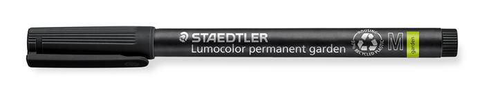 Alkoholos marker, 1 mm, kúpos, STAEDTLER Lumocolor® garden 319 GM, fekete