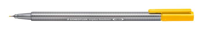 Tűfilc, 0,3 mm, STAEDTLER Triplus 334, napsárga