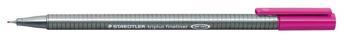 Tűfilc, 0,3 mm, STAEDTLER Triplus 334, sötétmályva