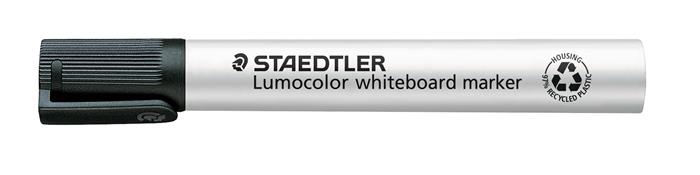 Táblamarker, 2 mm, kúpos, STAEDTLER Lumocolor® 351, fekete