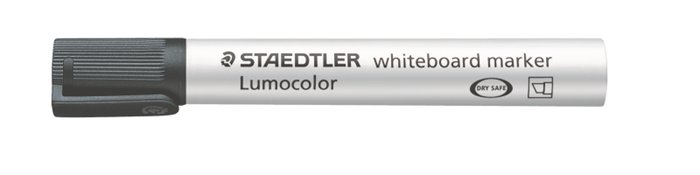 Táblamarker, 2-5 mm, vágott, STAEDTLER Lumocolor® 351 B, fekete