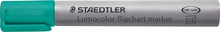 Flipchart marker, 2 mm, kúpos, STAEDTLER Lumocolor 356, türkiz