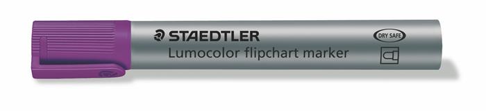 Flipchart marker, 2 mm, kúpos, STAEDTLER Lumocolor 356, ibolya