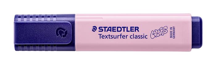 Szövegkiemelő, 1-5 mm, STAEDTLER Textsurfer Classic Pastel 364 C, világos kármin