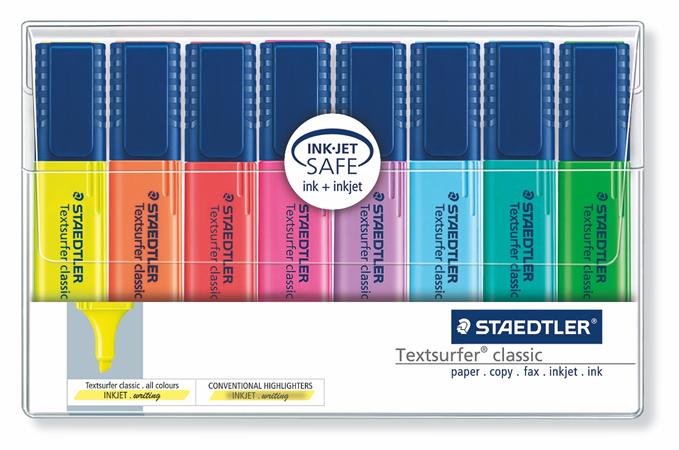 Szövegkiemelő készlet, 1-5 mm, STAEDTLER Textsurfer Classic 364, 8 különböző szín