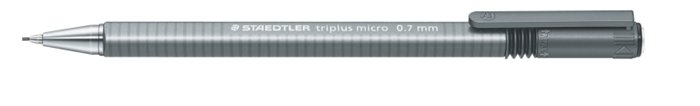 Nyomósirón, 0,7 mm, STAEDTLER Triplus Micro 774, szürke