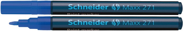 Lakkmarker, 1-2 mm, SCHNEIDER Maxx 271, kék