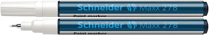 Lakkmarker, 0,8 mm, SCHNEIDER Maxx 278, fehér