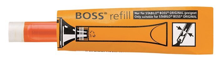 Utántöltő Boss szövegkiemelőhöz, STABILO Boss, narancssárga