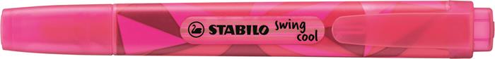 Szövegkiemelő, 1-4 mm, STABILO Swing Cool, rózsaszín