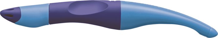 Rollertoll, 0,5 mm, jobbkezes, kék tolltest, STABILO EASYoriginal Start, kék