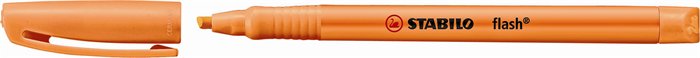 Szövegkiemelő, 1-3,5 mm, STABILO Flash, narancssárga