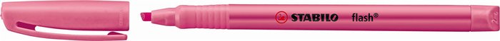 Szövegkiemelő, 1-3,5 mm, STABILO Flash, rózsaszín