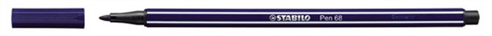 Rostirón, 1 mm, STABILO Pen 68, berlini kék