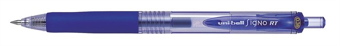 Zseléstoll, 0,25 mm, nyomógombos, UNI UMN-138 Signo RT, kék