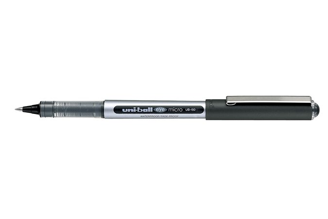 Rollertoll, 0,3 mm, UNI UB-150 Eye Micro, fekete