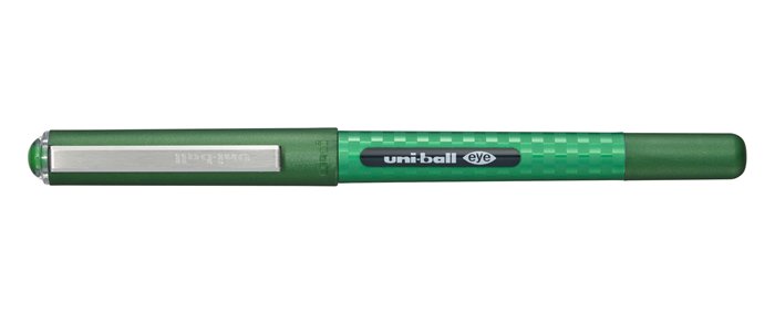 Rollertoll, 0,5 mm, UNI UB-157D Eye, zöld
