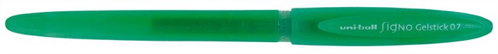 Zseléstoll, 0,4 mm, kupakos, UNI UM-170 Signo Gelstick, zöld