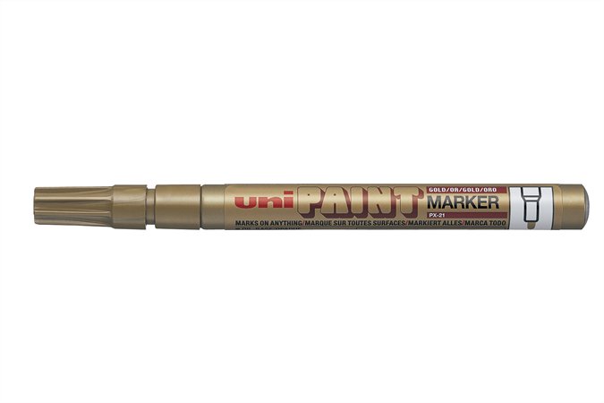 Lakkmarker, 0,8-1,2 mm, UNI PX-21, arany