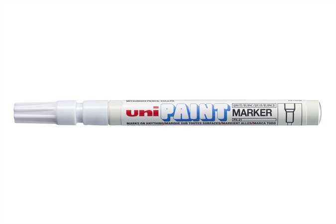 Lakkmarker, 0,8-1,2 mm, UNI PX-21, fehér