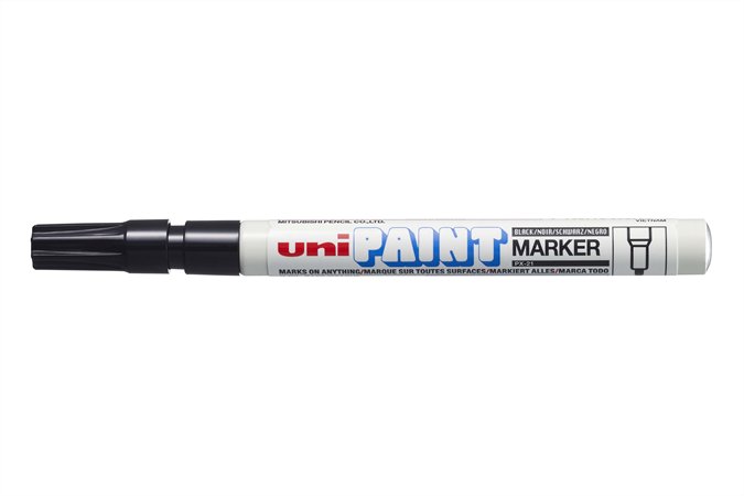 Lakkmarker, 0,8-1,2 mm, UNI PX-21, fekete