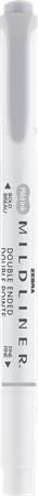 Szövegkiemelő, 1,0/3,5 mm, kétvégű  ZEBRA Mildliner Cool & Refined szürke