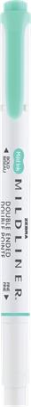 Szövegkiemelő, 1,0/3,5 mm, kétvégű, ZEBRA Mildliner Fluorescent, türkiz