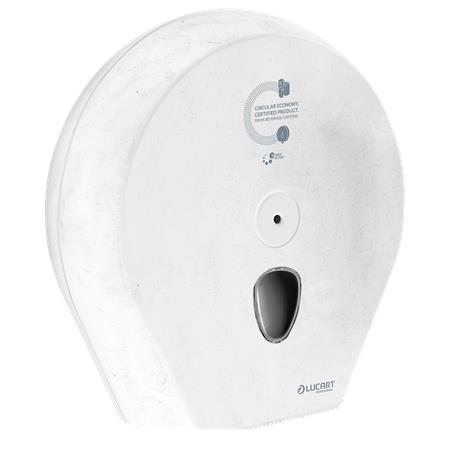 Toalettpapír adagoló, 33,5x33,5x12,8 cm, LUCART EcoNatural, fehér