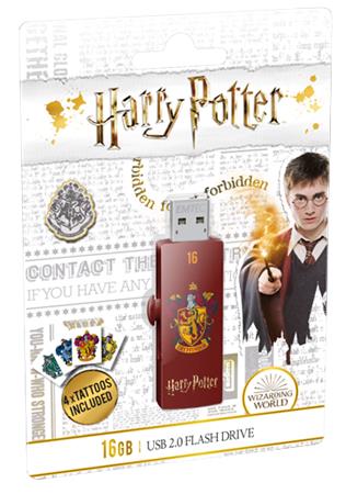 Pendrive, 16GB, USB 2.0, EMTEC Harry Potter Gryffindor